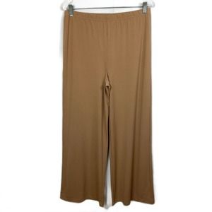 NWT Bob Mackie Pants Womens Sz S Wearable Art‎ Camel Beige Pull On Stretch
